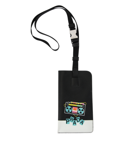 Prada Record Player Print Phone Pouch, front view